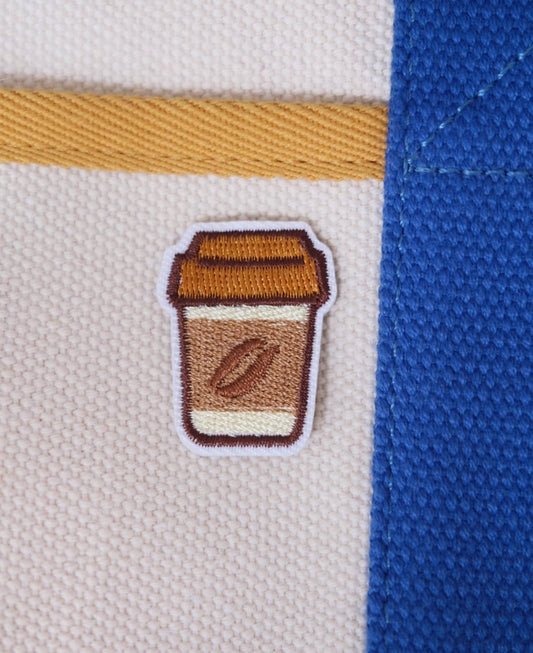 Takeaway Coffee Iron-on Patch.