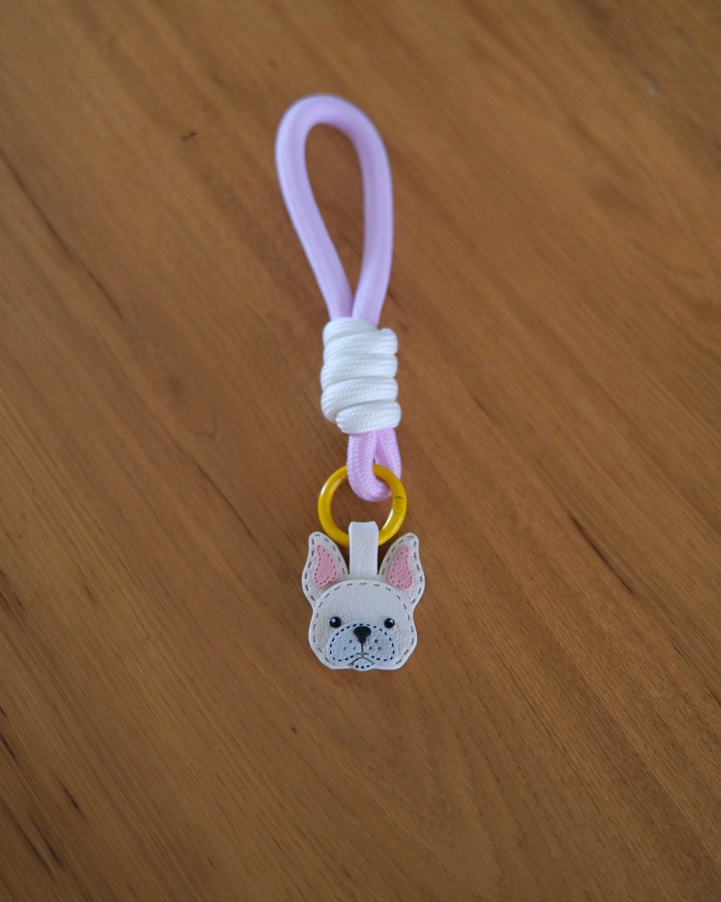 Frenchie Clay Bobbin/ Charm