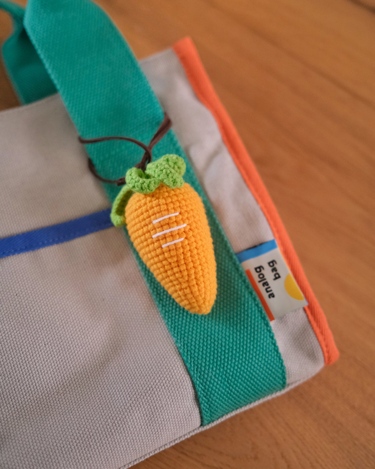 Carrot Crochet Charm