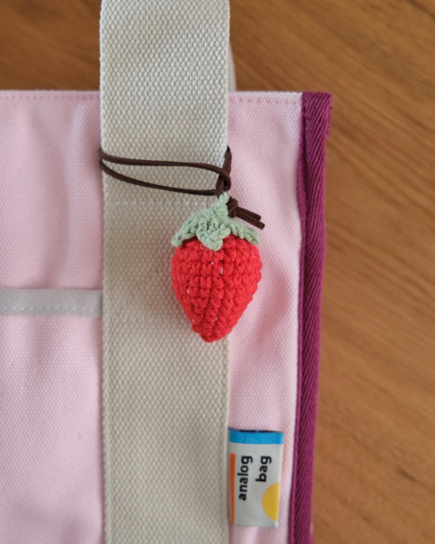 Strawberry Crotchet Charm