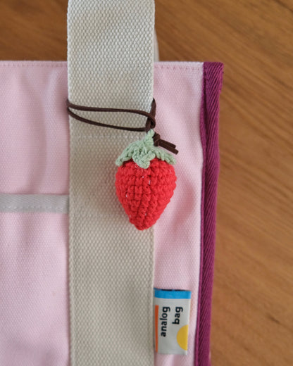 Strawberry Crotchet Charm