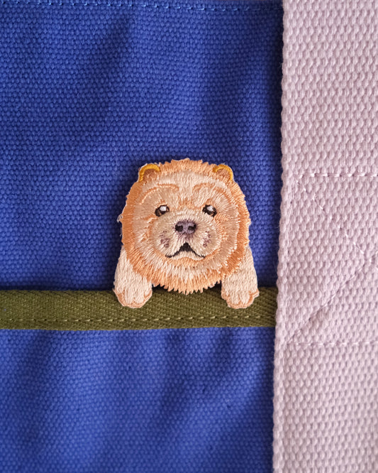 Chow Chow Iron-on Patch.