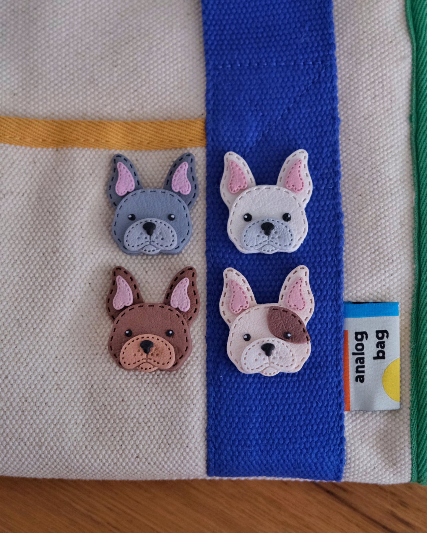 Frenchie Clay Bobbin/ Charm