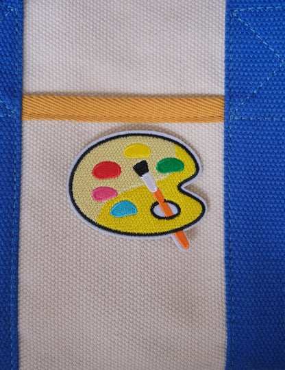 Paint Palette Iron-on Patch.