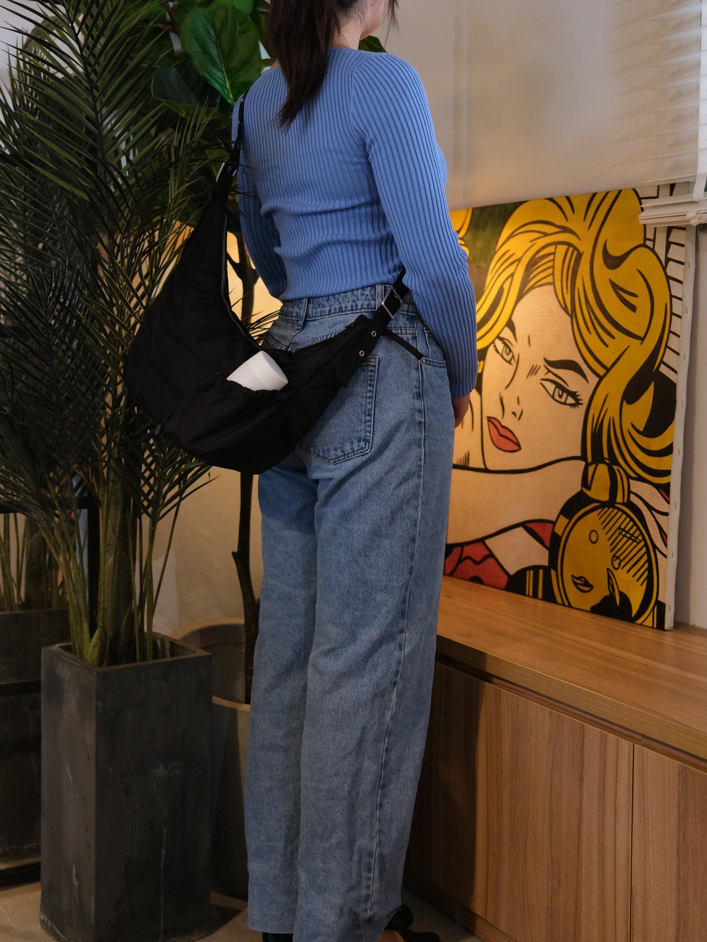 The Medium Utility Bag - Noir