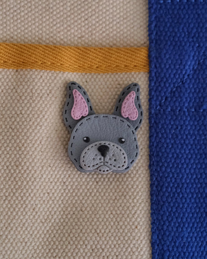 Frenchie Clay Bobbin/ Charm