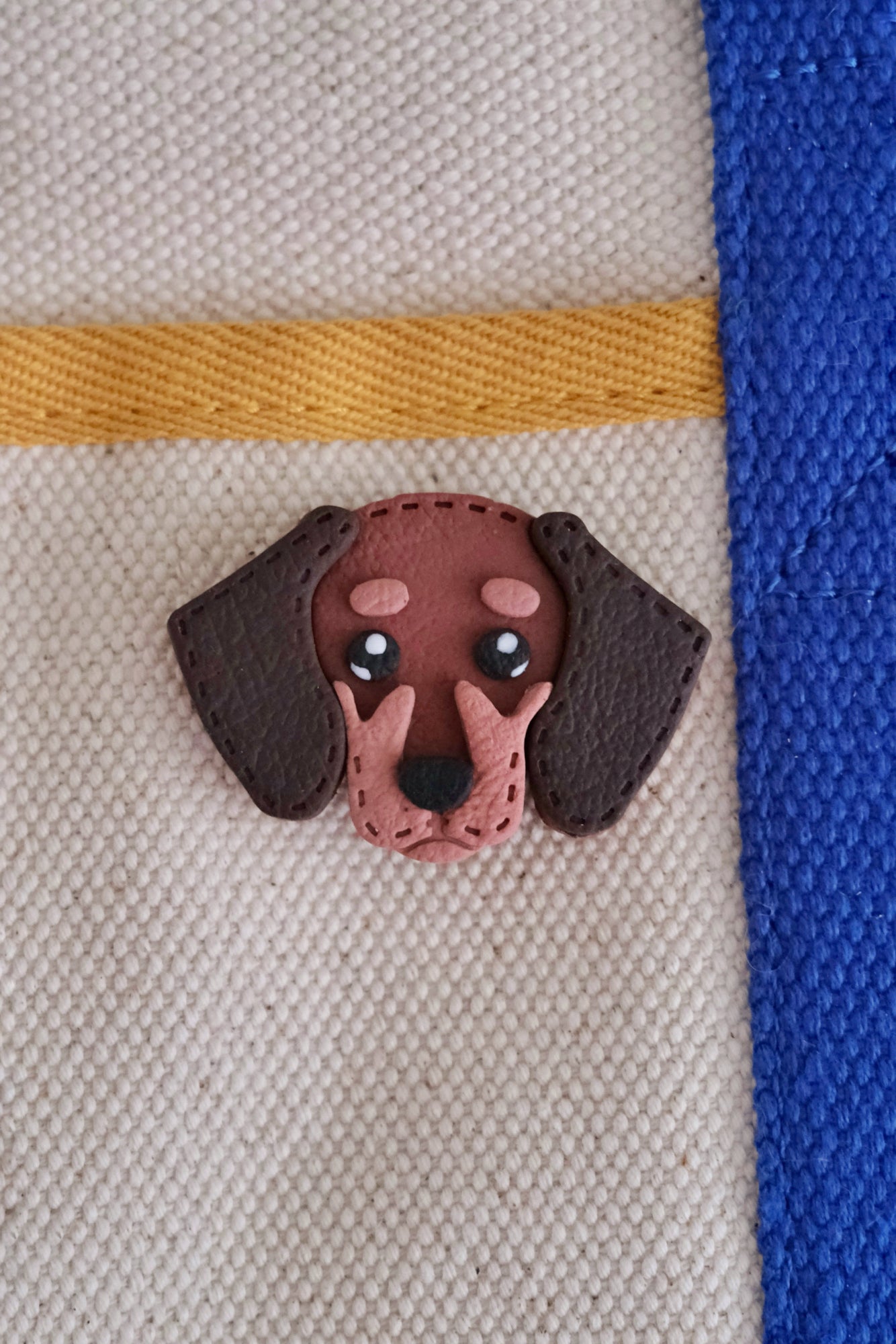 Dachshund Clay Bobbin/ Charm