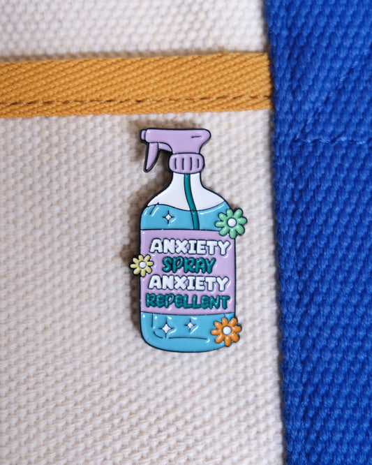 Anxiety Repellent Enamel Pin