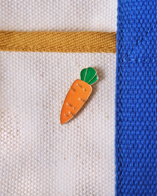 Carrot Enamel Pin.