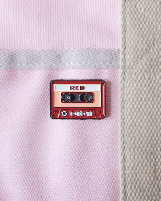 "Red" Cassette Enamel Pin