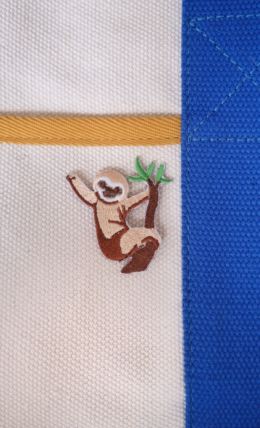 Sloth Iron-on Patch.