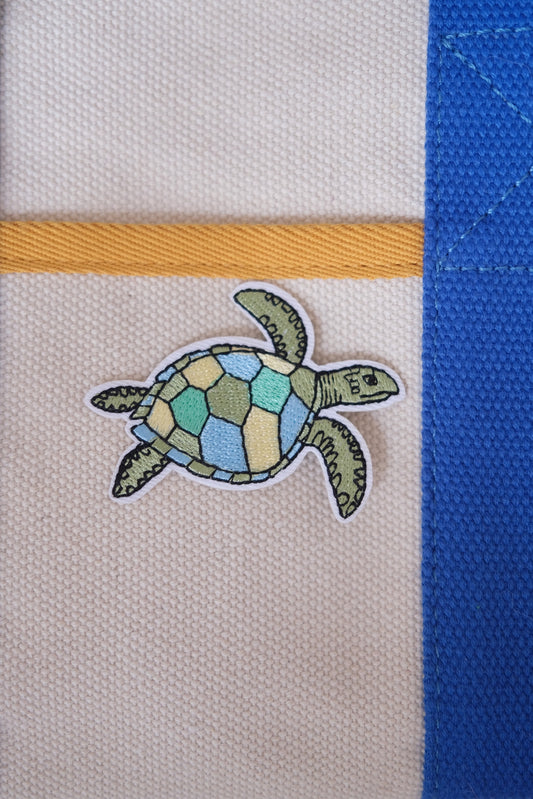 Sea Turtle Iron-on Patch.