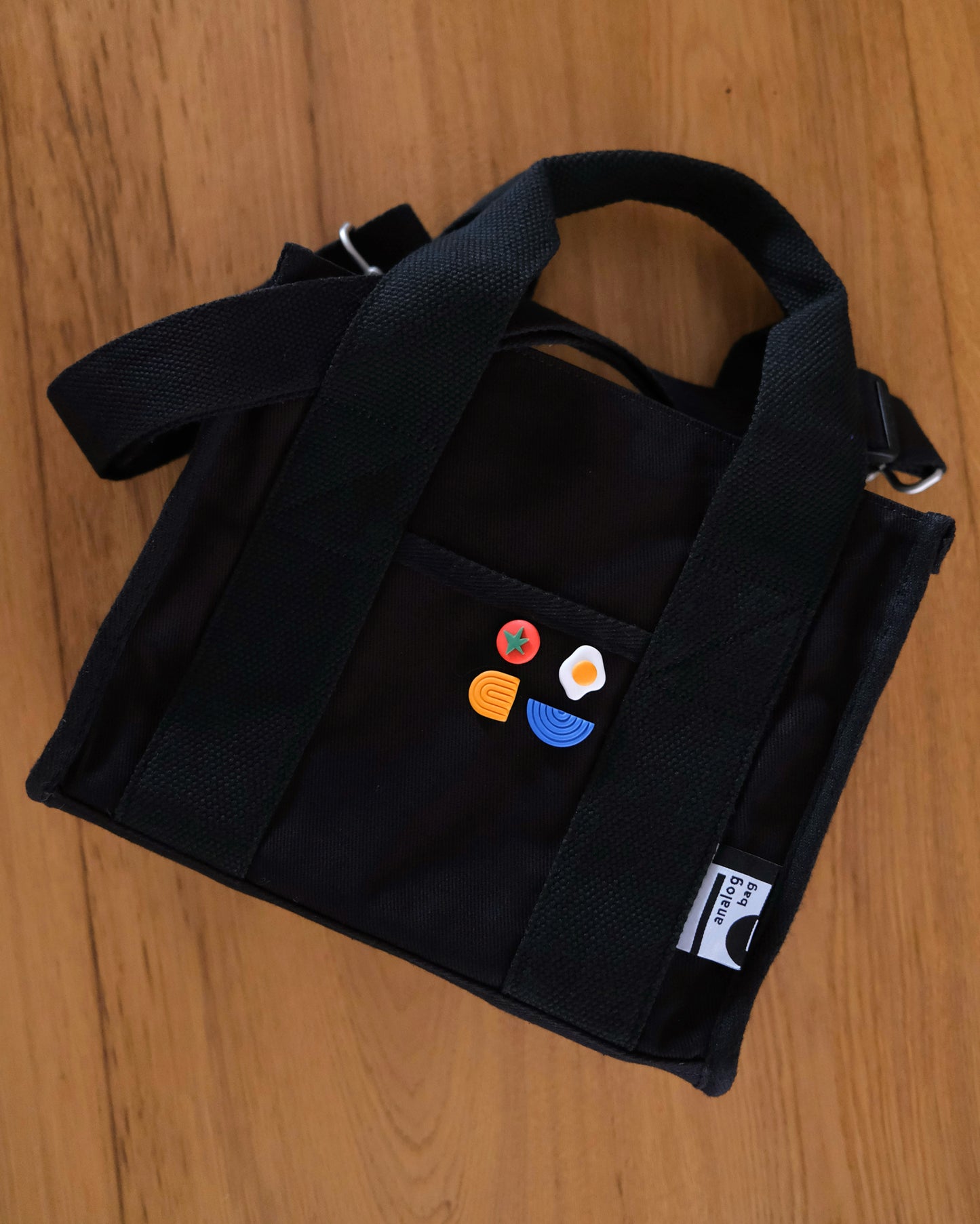 The Black Analog Medium Tote Bag