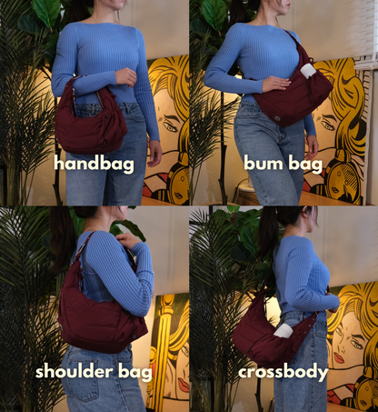 The Medium Utility Bag - Merlot