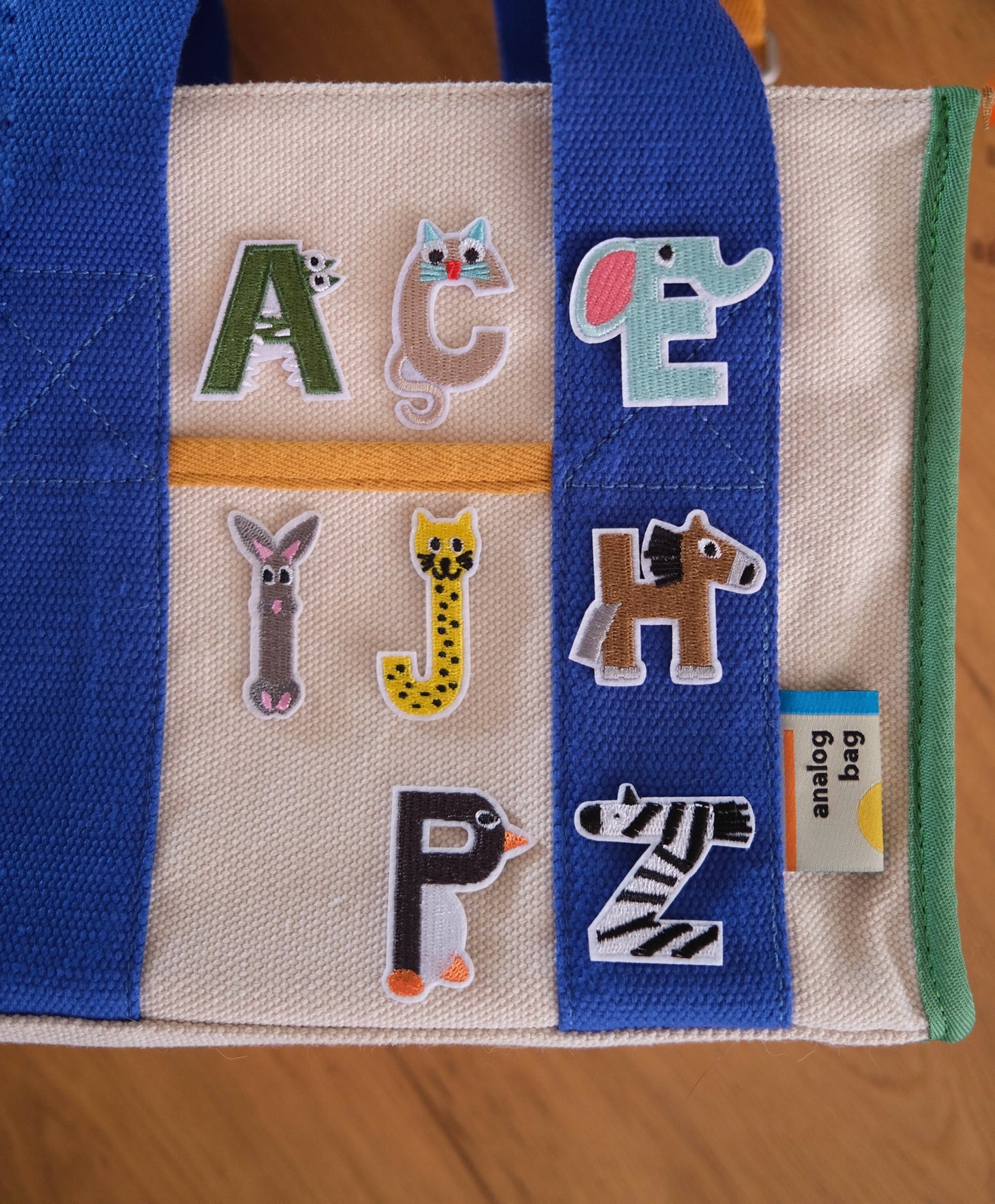 Animal Alphabets Iron-on Patch