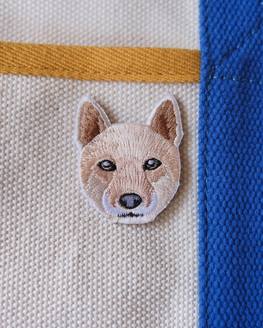 Korean Jindo Dog Iron-on Patch