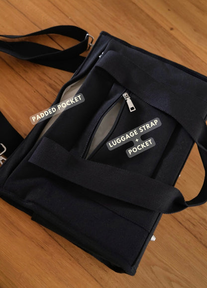 The Black Laptop Tote V2