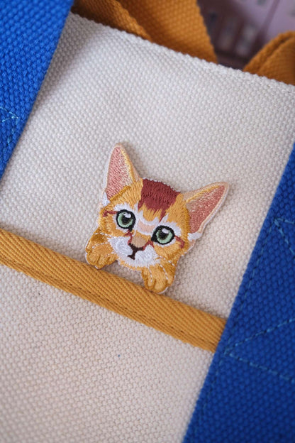 Abyssinian Kitten Iron-on Patch