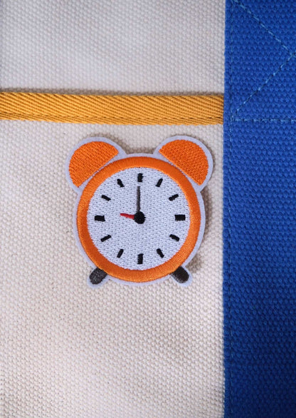 Alarm Clock Iron-on Patch