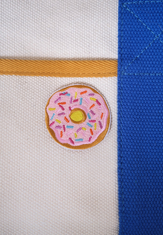 Donut Iron-on Patch.