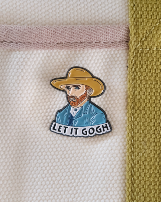“Let it Gogh” Enamel Pin.