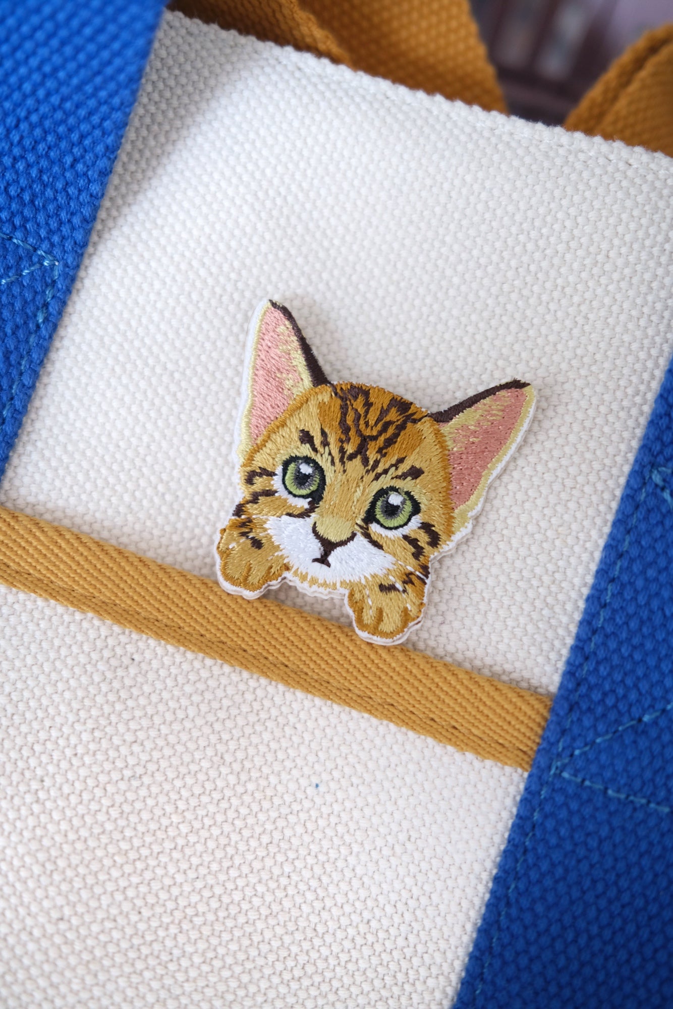 Bengal Kitten Iron-on Patch Analog Company