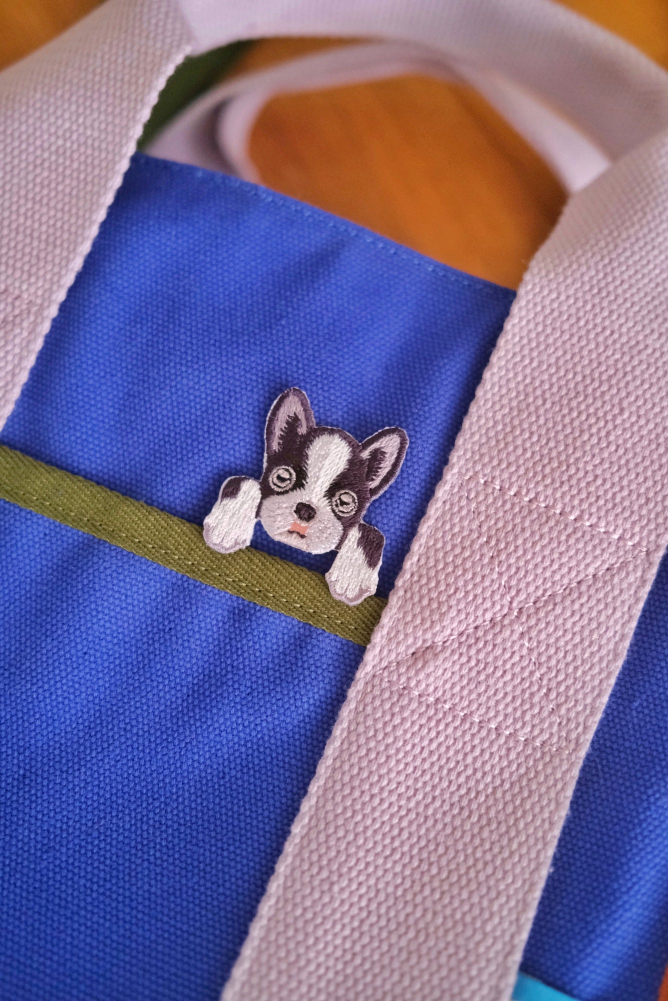 Boston Terrier Iron-on Patch Analog Company