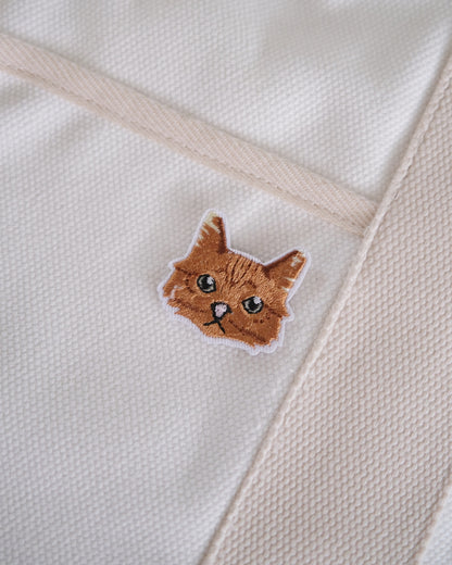 Brown Cat Iron-on Patch Analog Company