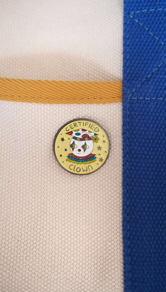 "Certified Clown" Enamel Pin