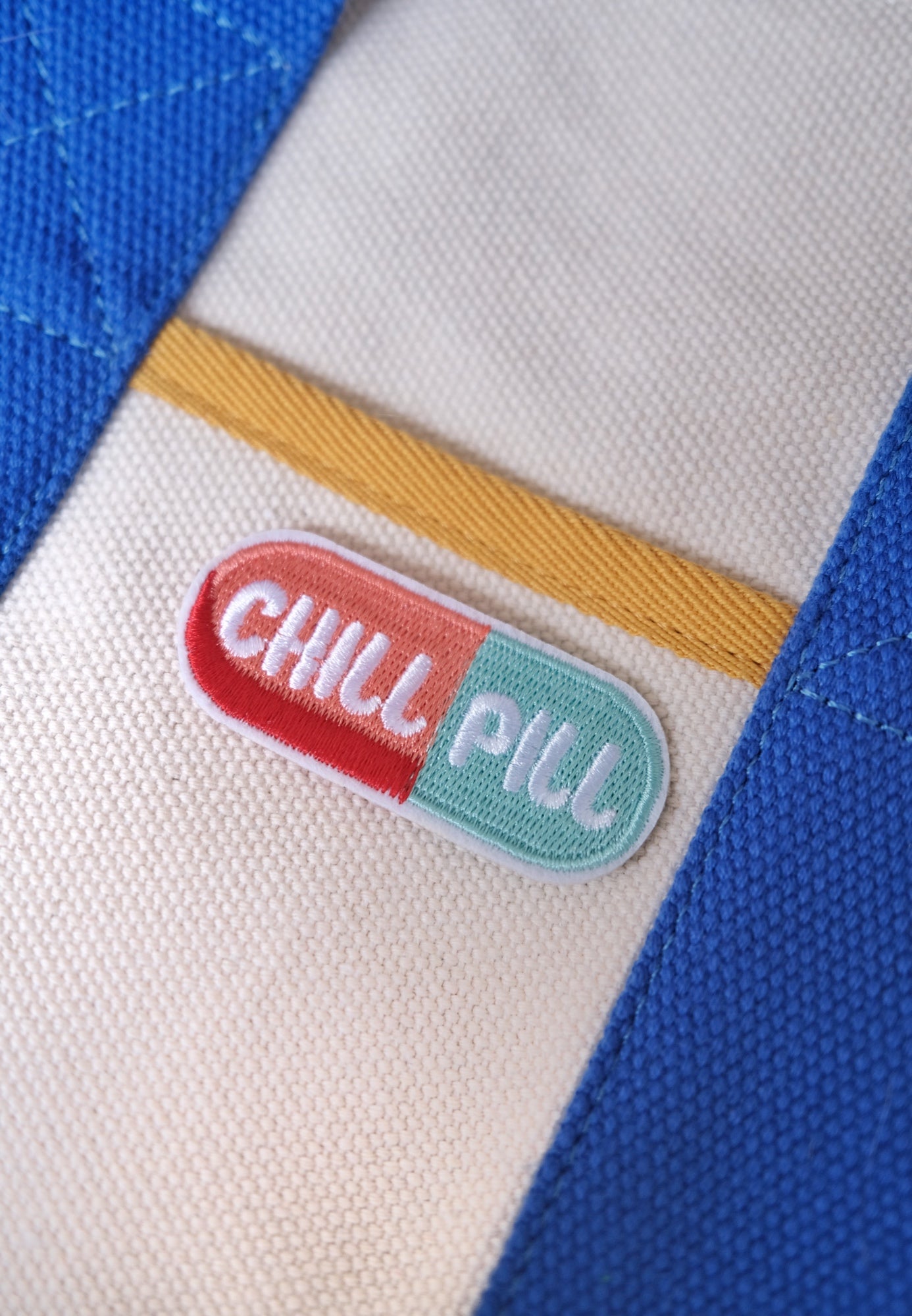 Chill Pill Iron-on Patch Analog Company