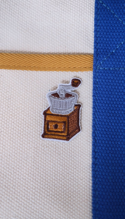 Coffee Grinder Iron-on Patch Analog Company