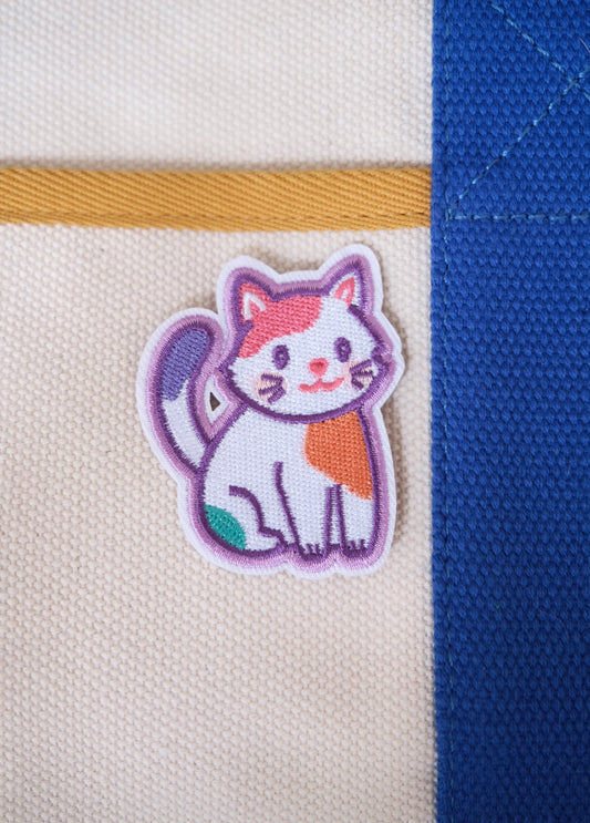 Colorful Cat Iron-on Patch Analog Company