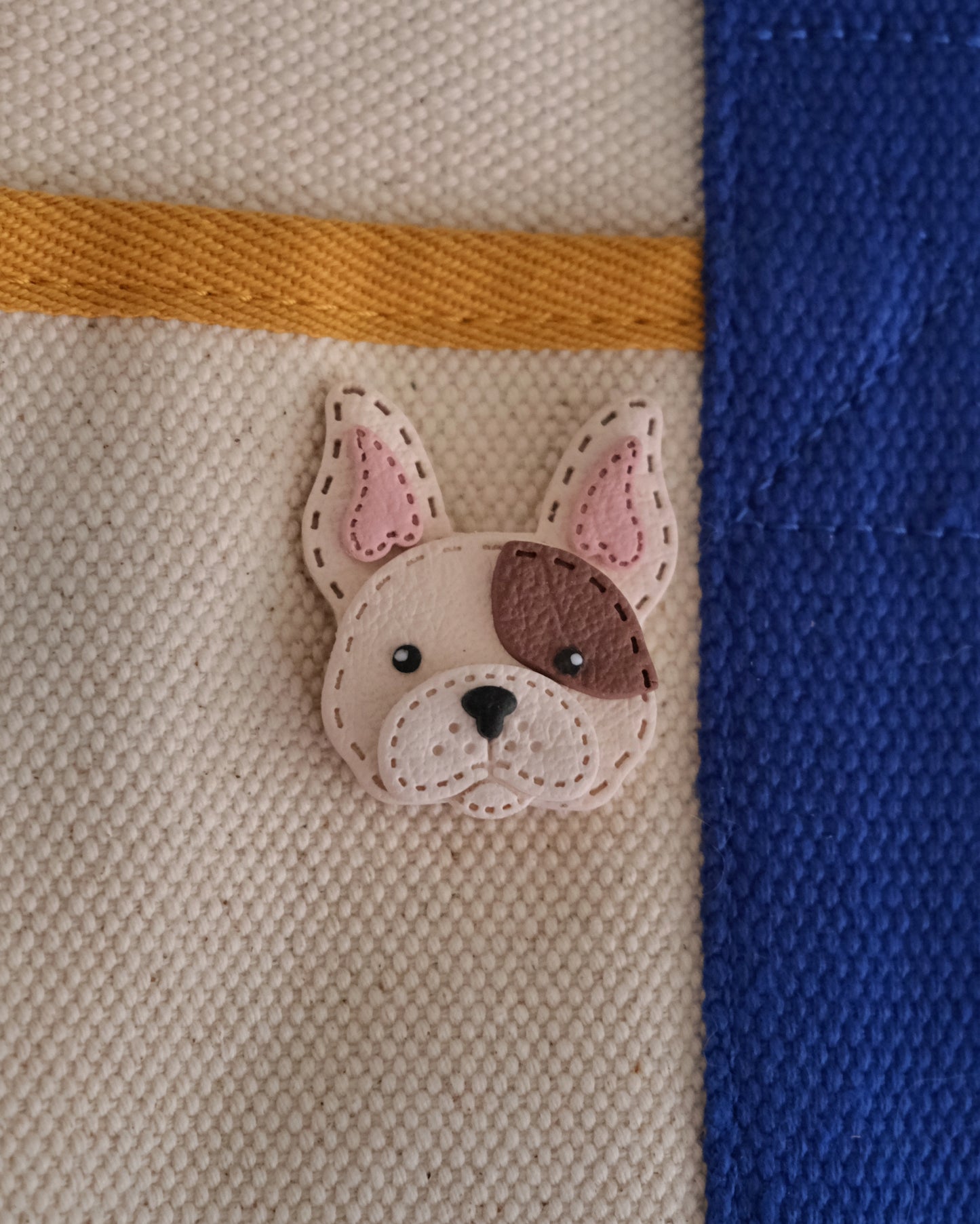 Frenchie Clay Bobbin/ Charm