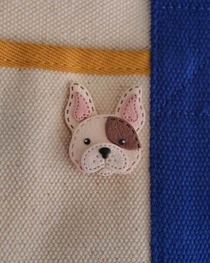 Frenchie Clay Bobbin/ Charm