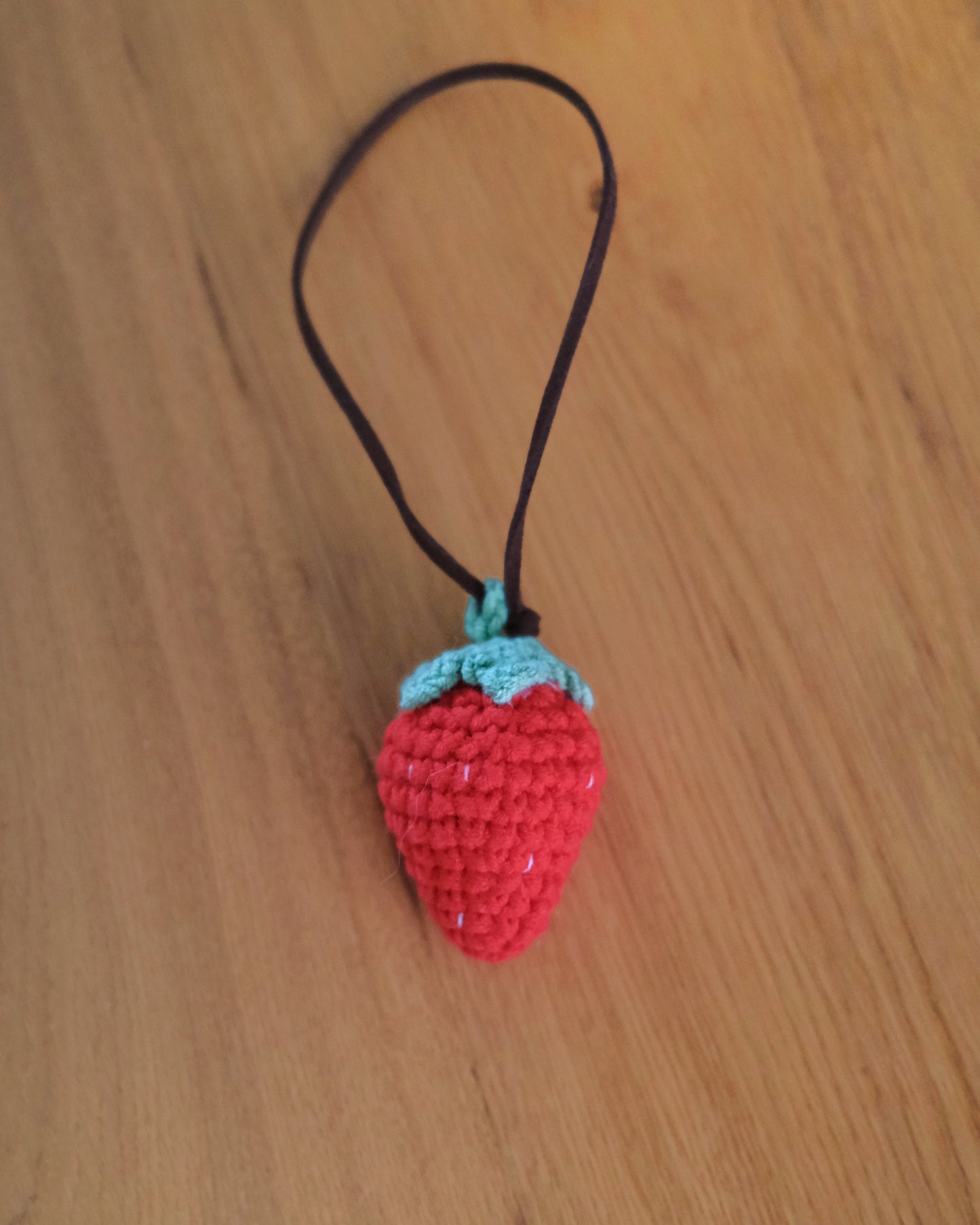 Strawberry Crotchet Charm