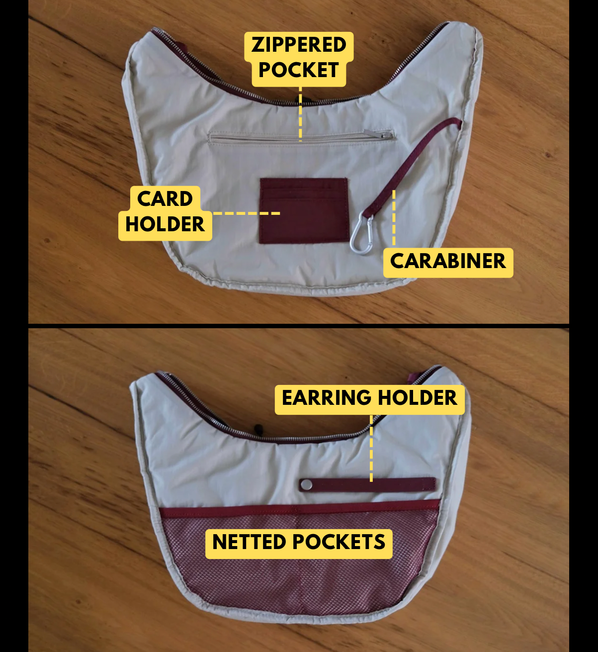 The Medium Utility Bag - Merlot