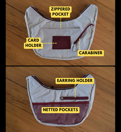 The Medium Utility Bag - Merlot