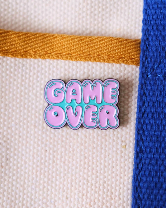 "Game Over" Enamel Pin