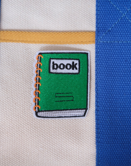 Notebook Iron-on Patch.