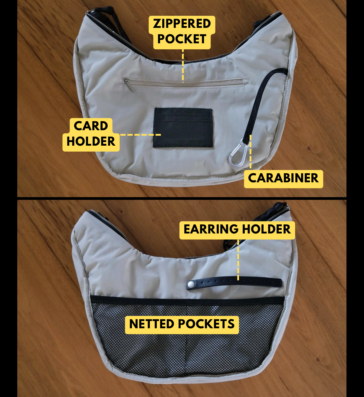 The Medium Utility Bag - Noir