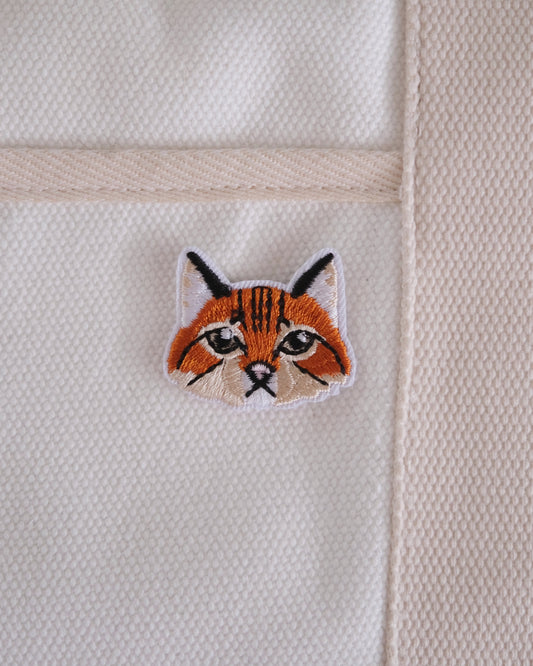 Tiger Cat Iron-on Patch.