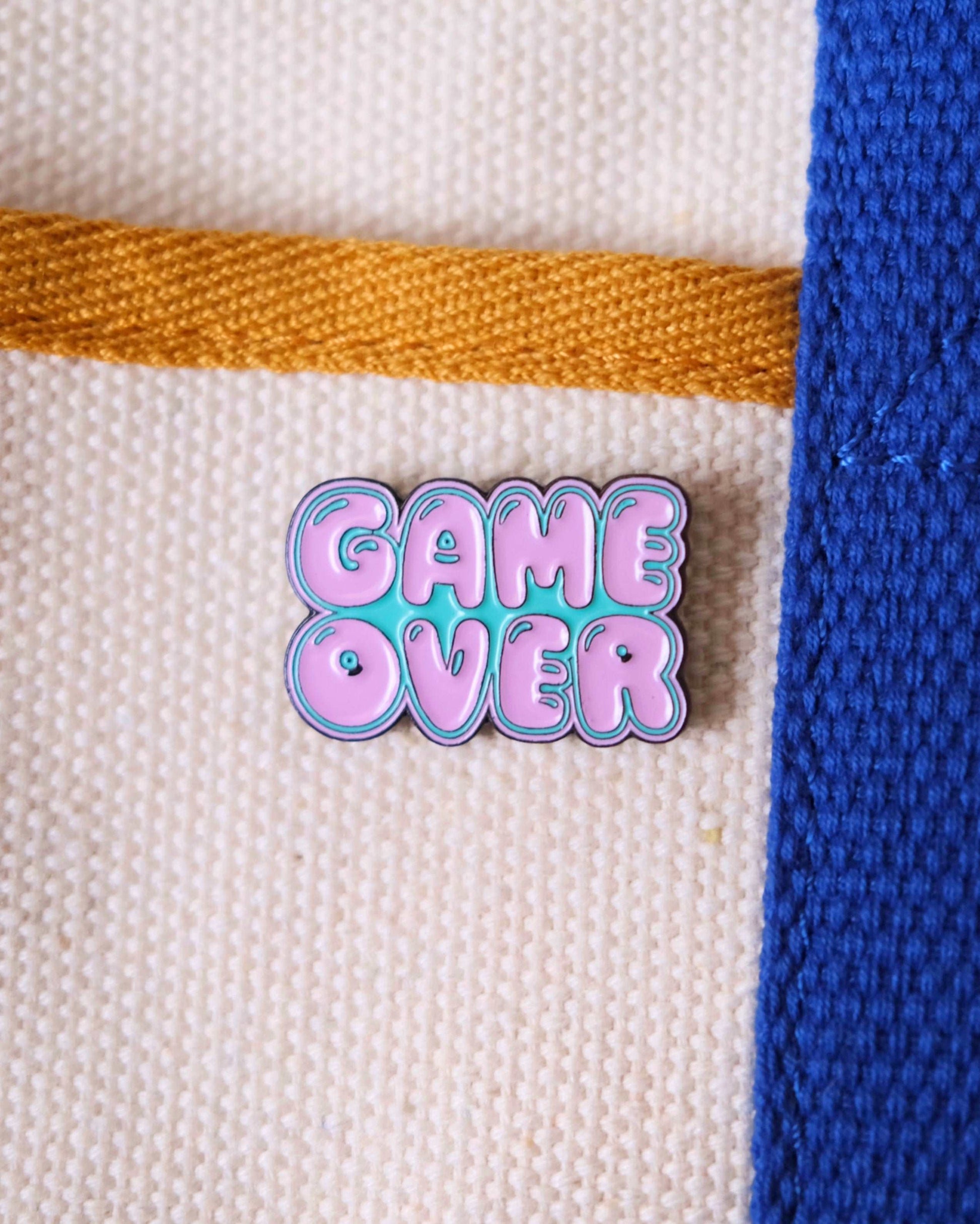 "Game Over" Enamel Pin