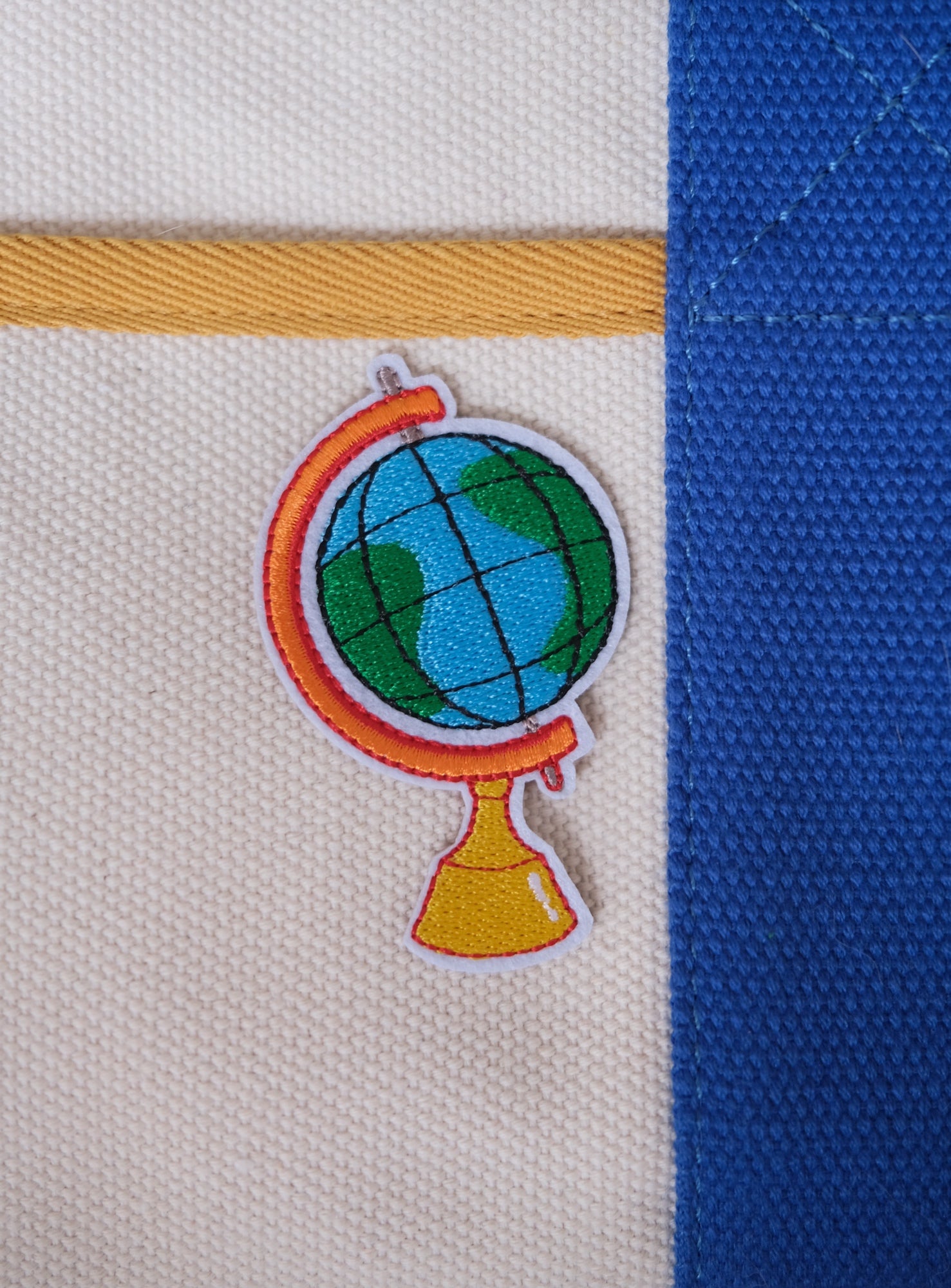 Globe Iron-on Patch Analog Company