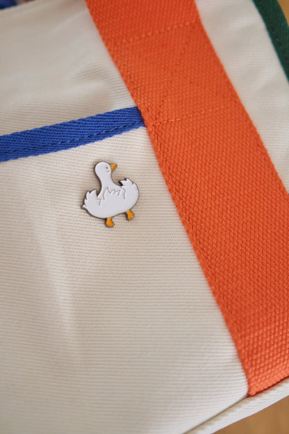 Goose Enamel Pin Analog Company