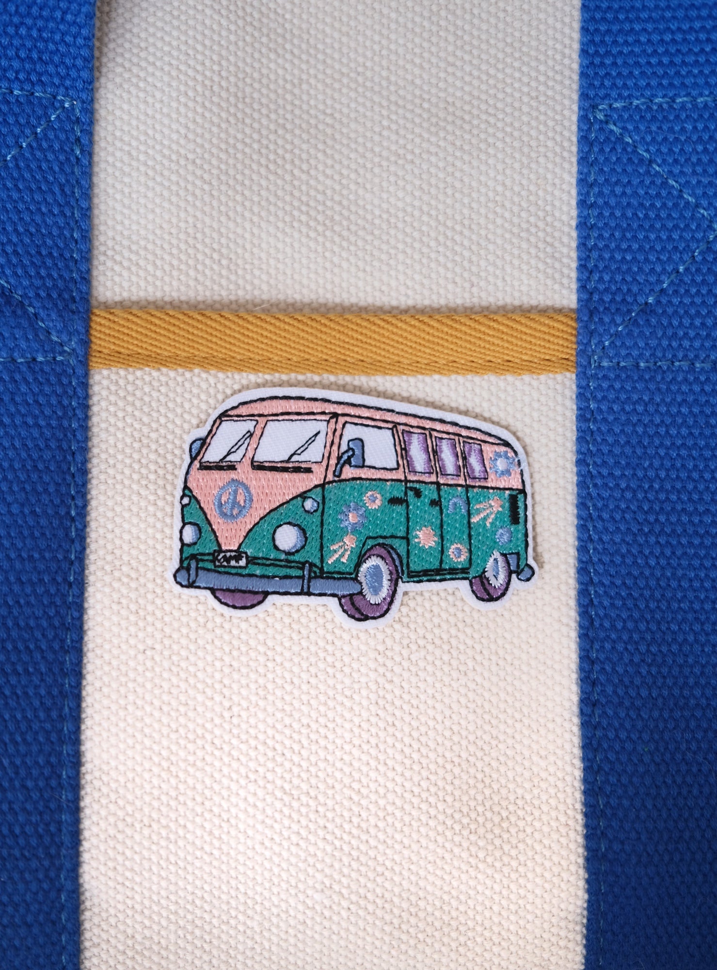 Hippie Van Iron-on Patch Analog Company