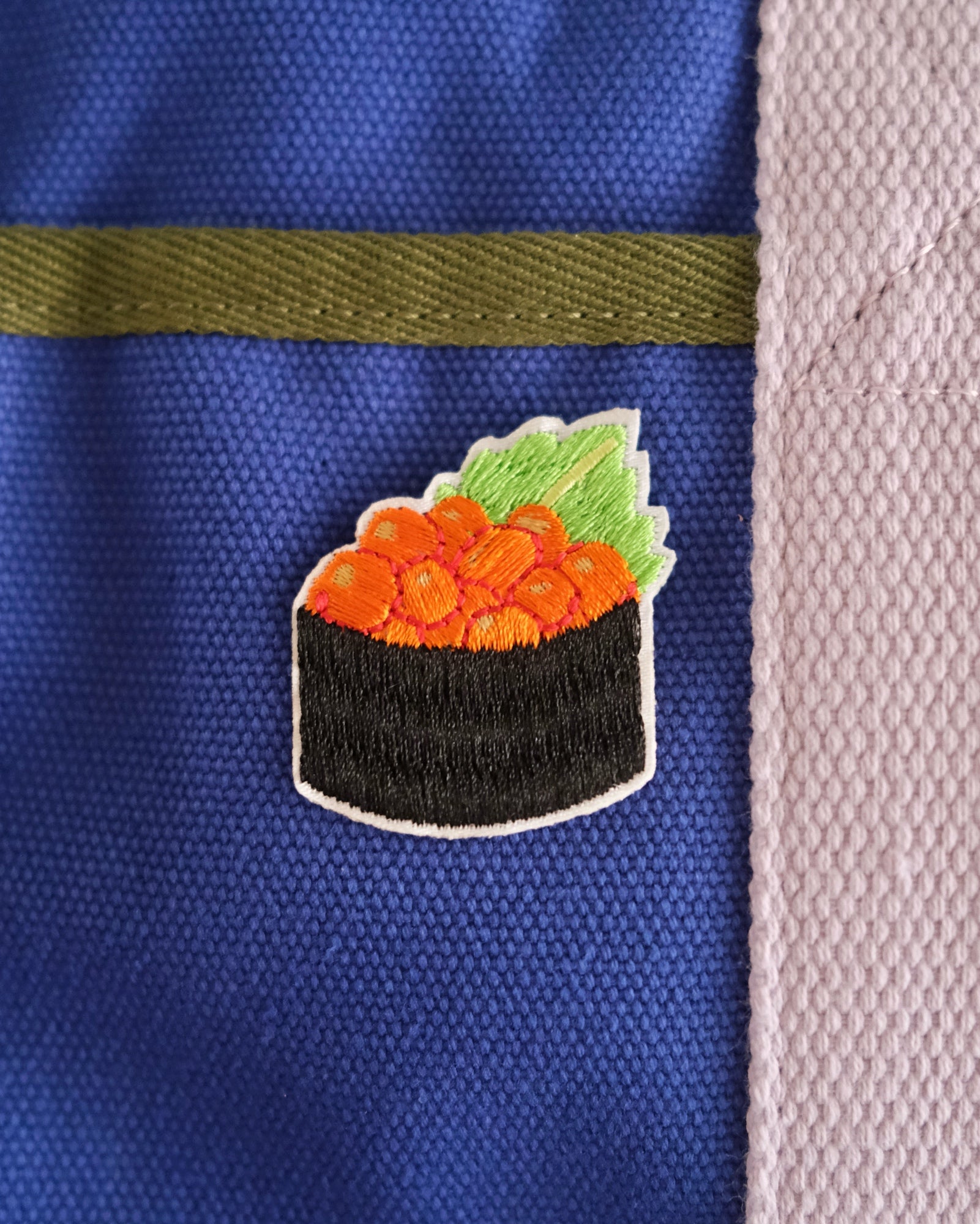 Ikura Sushi Iron-on Patch Analog Company