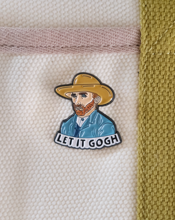 “Let it Gogh” Enamel Pin Analog Company