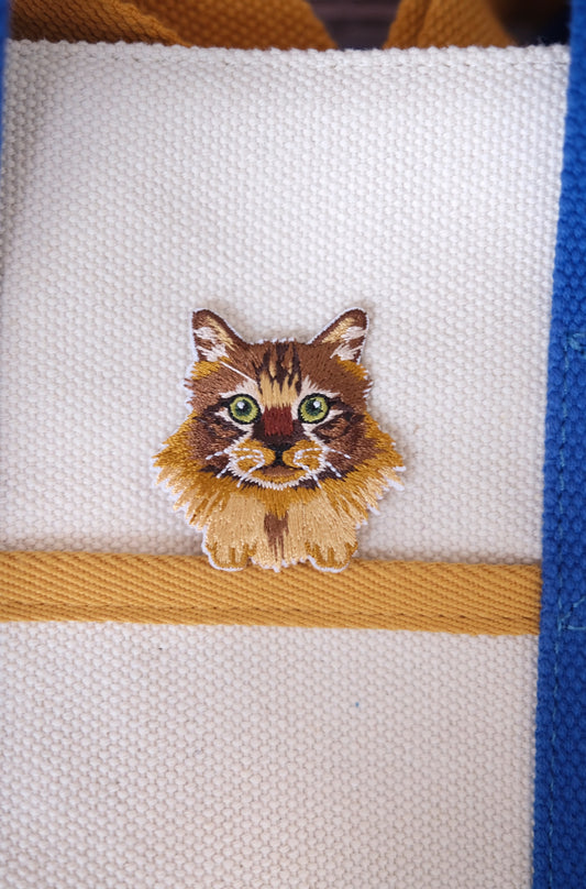 Maine Coon Kitten Iron-on Patch Analog Company