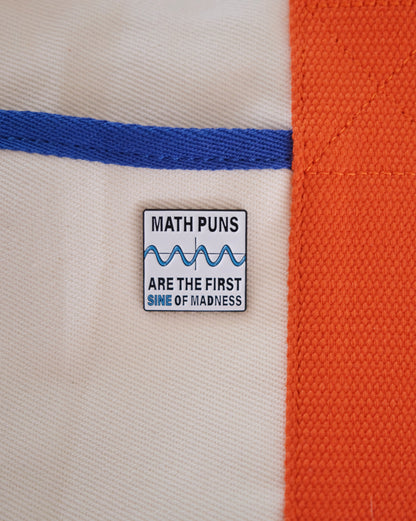 Math Puns Enamel Pin Analog Company