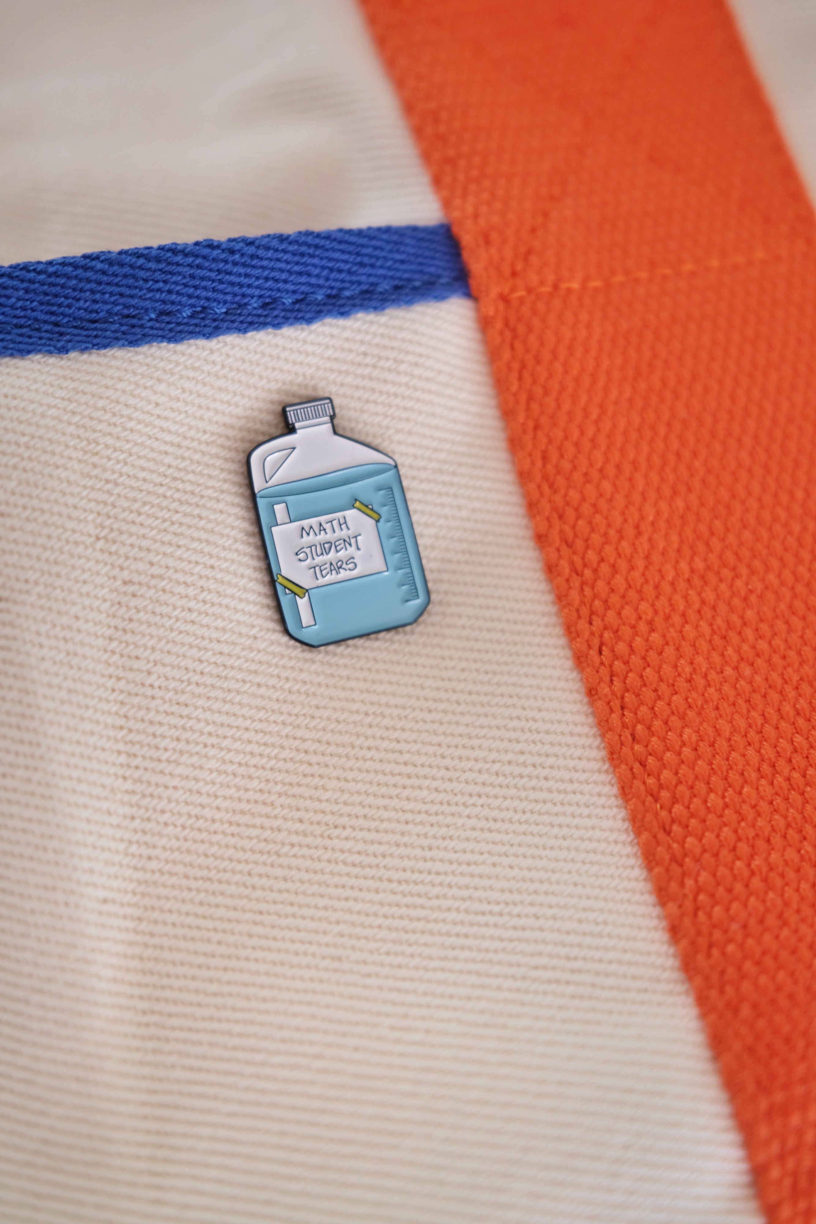 Math Student Tears Enamel Pin